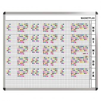 Personal-Raum-Plan, 8 Stunden, 63 Spalten, 103x137 cm, Personal-Raum-Plan, 8 Stunden, 63 Spalten, 103x137 cm,